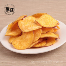 Nutrición rica a granel al vacío frito batatas fritas en China